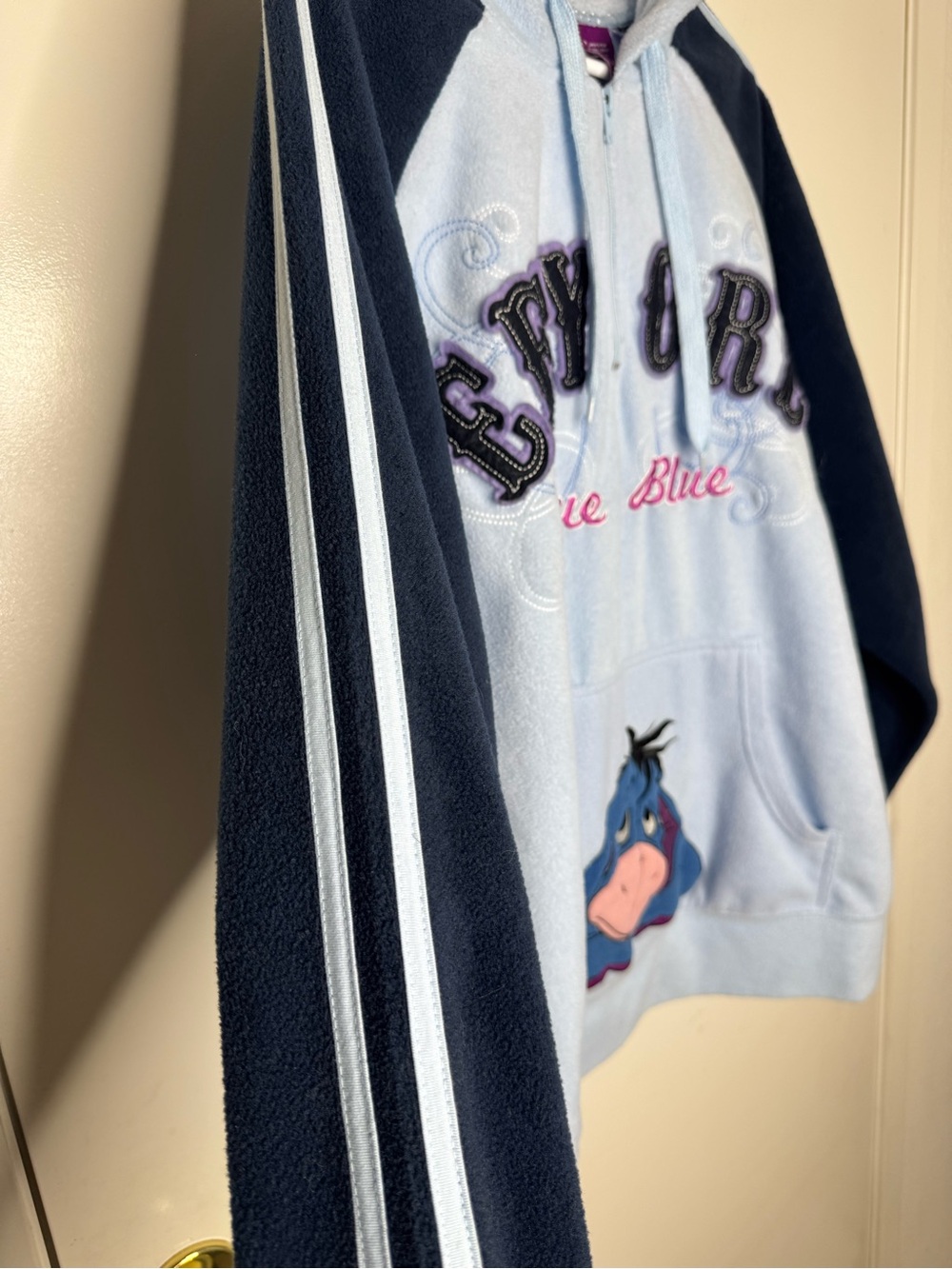 Disney Vintage Eeyore Half Zipped Hoddie - 2X - Picture 3 of 7